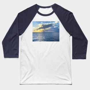 Sunset On the Caribbean Sea Baseball T-Shirt